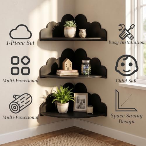 Cloud Floating Corner Shelves - Image 6