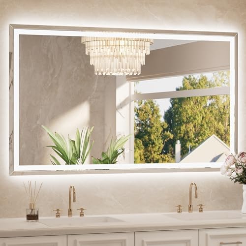 TETOTE 60 x 36 Inch Led Lighted Mirror by TETOTE