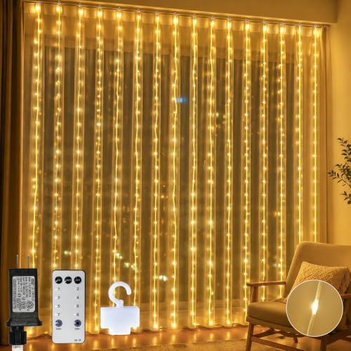 suddus Tangle-Free Curtain Lights by SUDDUS