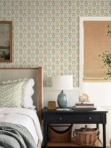 Dimoon Vintage Peel and Stick Wallpaper Retro Botanical Contact Paper Farmhouse - Image 3