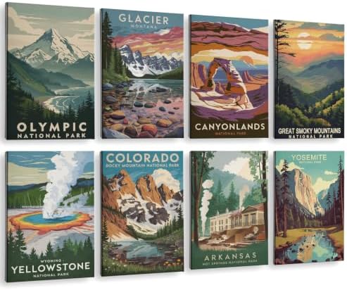 ARPEOTCY Acoustic Art Wall Panels, Vintage National Park by ARPEOTCY