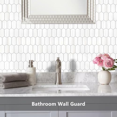 Vamos Tile Long Hexagon Peel and Stick Backsplash Tile - Image 6