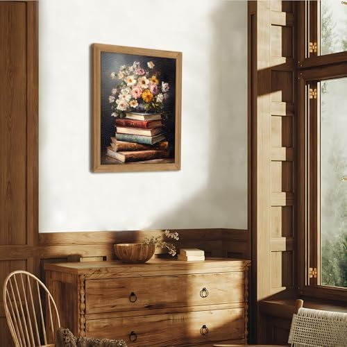 Framed Vintage Floral Wall Art - Image 4