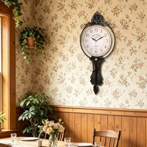 Vintage Modern Wall Clock with Silent Quartz Movement - Image 6
