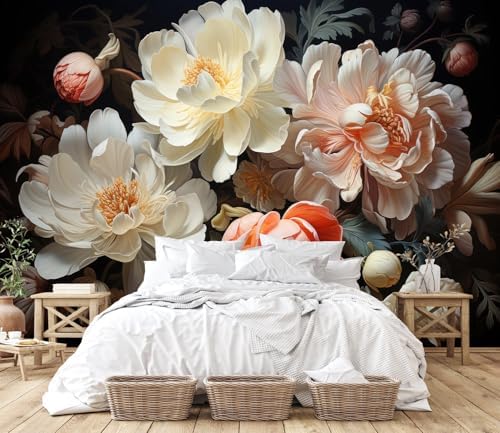 PYFFYP-3D Floral Peel and Stick Wallpaper murals - Image 3