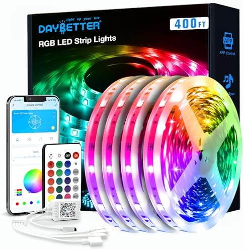 DAYBETTER LED Strip Lights 400 ft, Smart Light by DAYBETTER