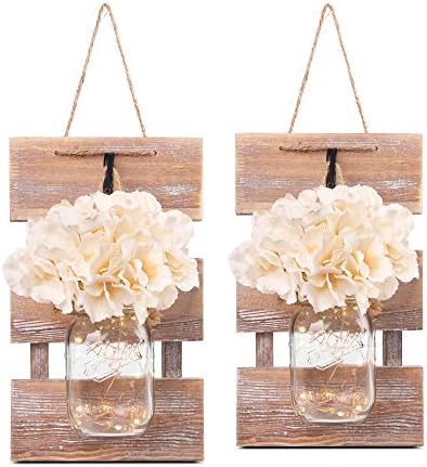 Rustic Mason Jar Sconces Wall Decor by LiveinspiredLiveBesuerte