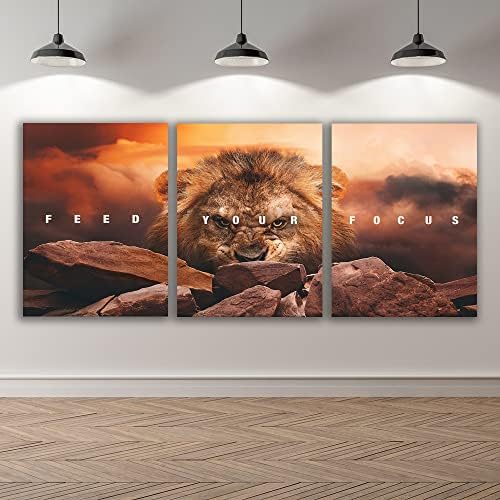 Motivational Wall Art Inspirational Wall Art 3 Pieces Canvas Poster Wall - Image 3