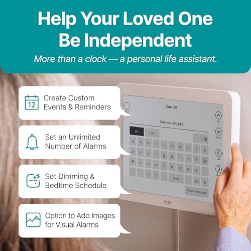 Robin Day Clock 2026 for Seniors, Easy-to-Read Display for Elderly, Day Date - Image 5