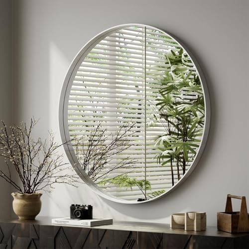 VooBang 24 inch Round Bathroom Mirror, Living Room - Image 4