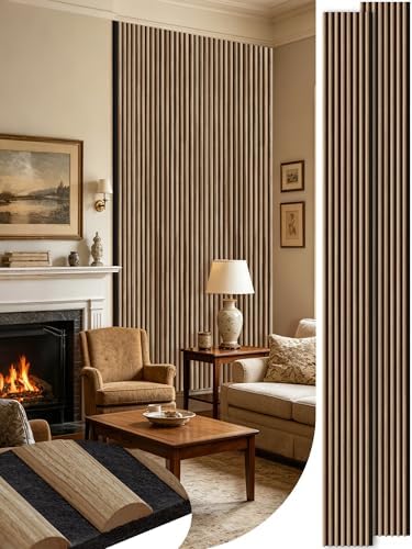 Mollywell Wood Panels for Wall, 108x12 in by Mollywell