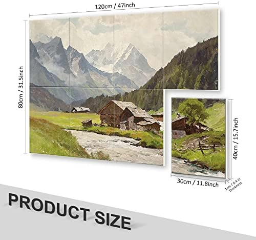 JBER Art Acoustic Panels 48" x 32", Sound Absorbing Wall Art - Image 2