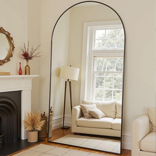 81''x41'' Oversized Full Length Mirrors, Arched Floor Mirror by TinyTimes