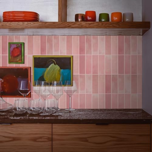 Select 5 Pack Peel and Stick Backsplash Square Tiles, 12x12 in - Image 5