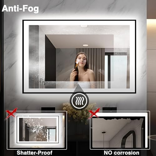 EchosLife 51x32 LED Bathroom Mirror - Image 6