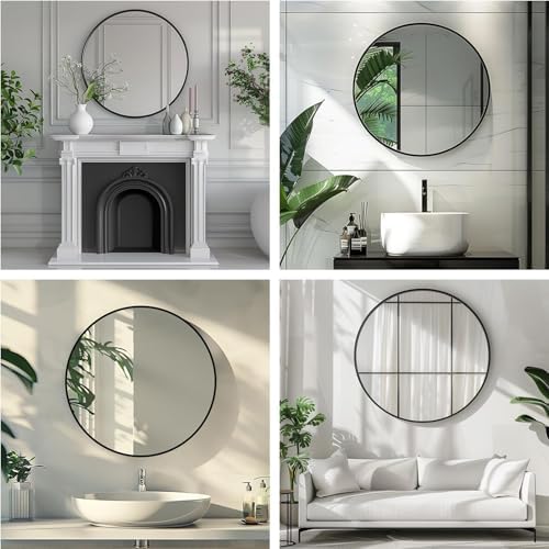 Round Bathroom Mirror, Circle Mirror, 1 Pack - Image 5