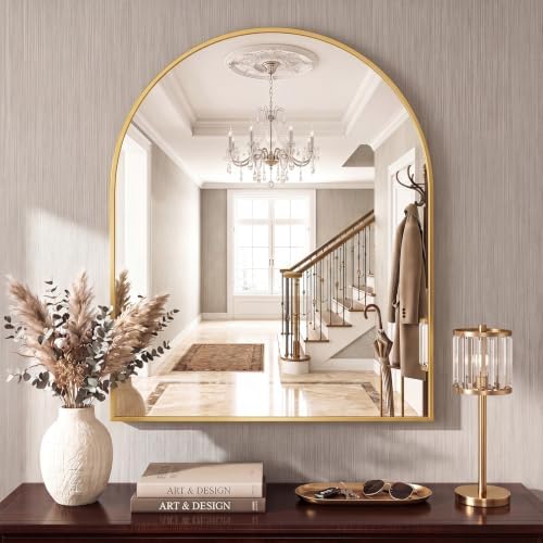 Sweetcrispy 30"x38" Arched Bathroom Mirror, Bathroom Mirrors by Sweetcrispy