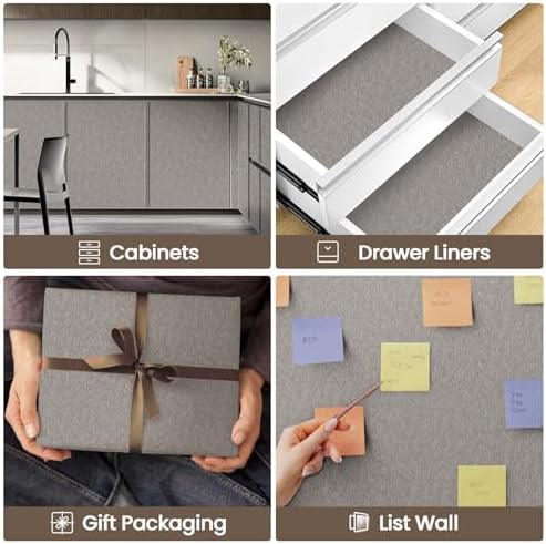 Taupe Peel and Stick Self Adhesive Wallpaper Countertop Contact Paper - Image 5