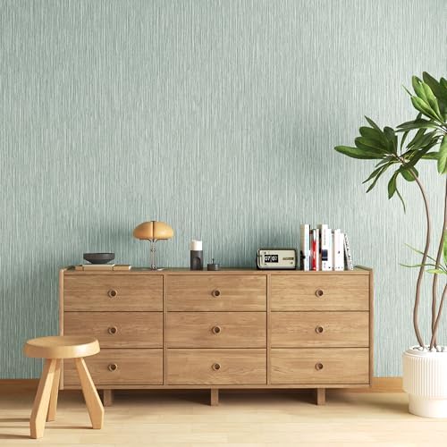 Grasscloth Textured Peel and Stick Wallpaper - Image 3