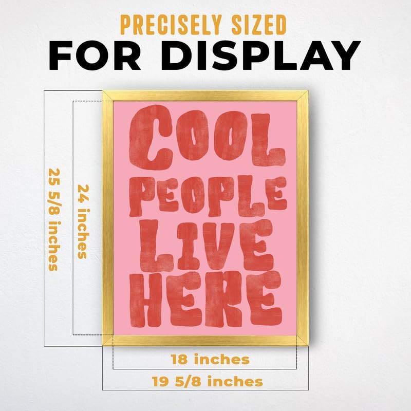 InkFlow Posters Cool People Live Here Canvas Poster - Image 3
