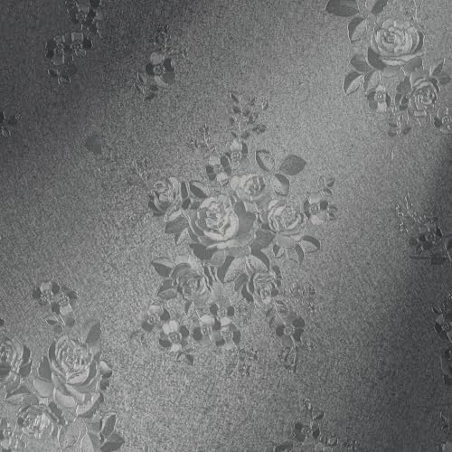 Erfoni 78.7"x17.7" Grey Contact Paper Vintage Gray Peel and Stick Wallpaper by Erfoni