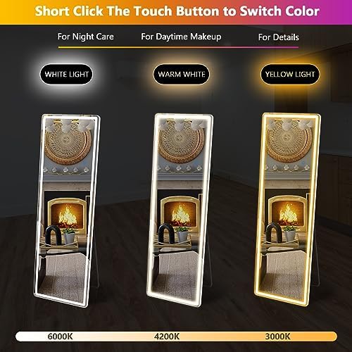 Sweetcrispy LED Full Length Floor Mirror - Image 2