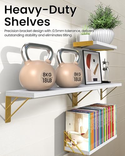 BAYKA Wall Mounted Floating Shelves - Image 5