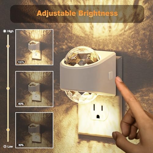 JandCase Night Lights Plug into Wall, 3000K Star Night Light Projector - Image 2
