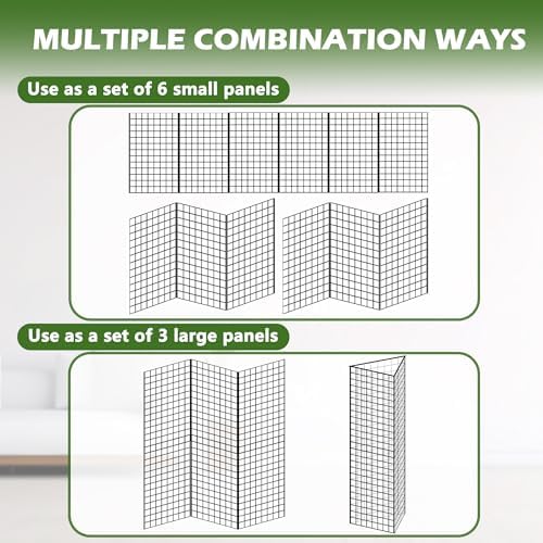 Grid Wall Panels 3 Pcs, Commercial Grade Gridwall Panels, Metal Grid Wall Panel - Image 5