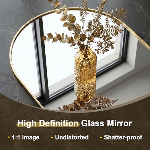 AMOISE Arched Bathroom Mirror for wall - Image 2