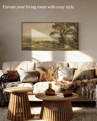 InSimSea Extra Large Framed Vintage Wall Art, Rustic Landscape - Image 5