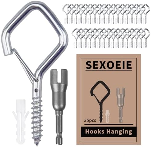 35PCS Eye Screw Hooks for Hanging Heavy Duty by Unknown