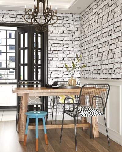 tiltil Brick Peel and Stick Wallpaper Faux Brick Wallpaper 17.7" × 197" - Image 7