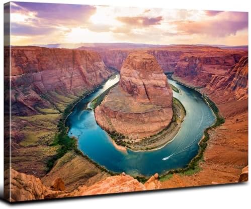 Large Nature Canyon Wall Art for Bedroom Wall Decor National Park Landscape by AREBOLOLLC
