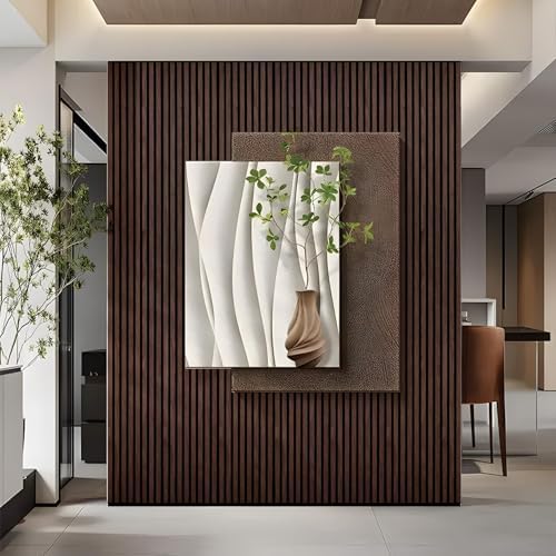 ZETY HOME Acoustic Wood Wall Panels, Slat 4-Pack, 94.5 in - Image 4