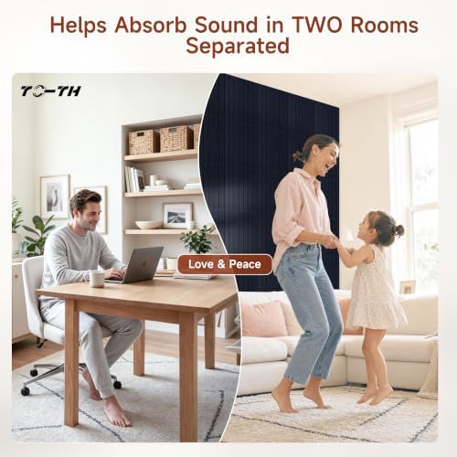 TO-TH Soundproof Wall Panels Self-Adhesive Acoustic Panel 12Pack - Image 5
