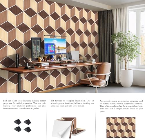 ArtVivid 12 Pack Acoustic Panels, Sound Proof Panels - Image 4
