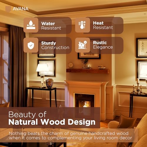 Avana Natural Fireplace Mantel - Image 4