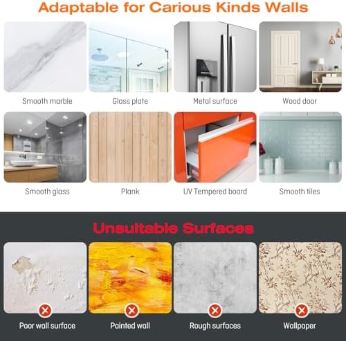 48 Pack Clear Adhesive Wall Hooks - Image 7