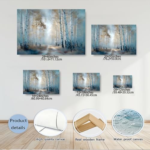 Serene Landscape Canvas Wall Art - Image 5