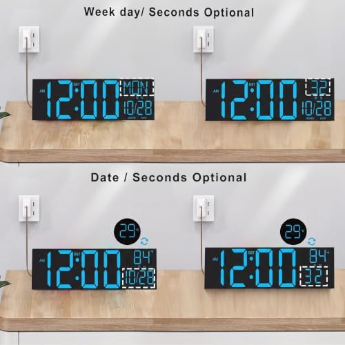 JALL 30" Massive Digital Wall Clock - Image 3