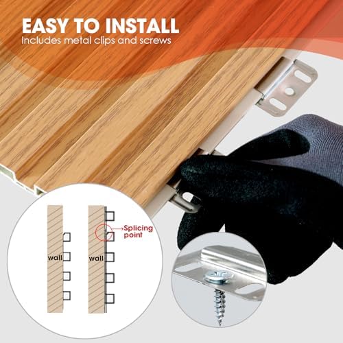 OUZUGIE WPC Acoustic Slat Wall Paneling - Image 5
