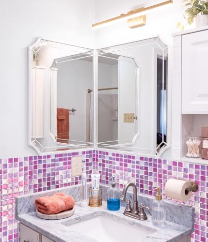Yoillione 3D Mosaic Tile Sticker Removable Wallpaper Tile, 3D Self Adhesive - Image 3