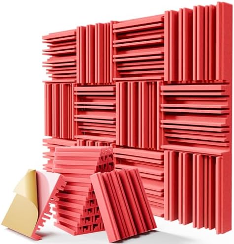 12 Pack Sound Proof Foam Panels by ZELMINE