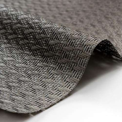 GoDear Design Faux Grasscloth Wallpaper, Earl Grey by GoDearDesign