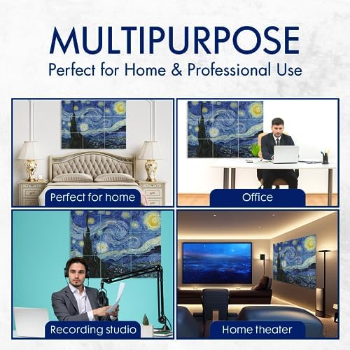 PINWELIFE® Masterpiece Acoustic Art Panels, Decorative Acoustic Wall Art - Image 5