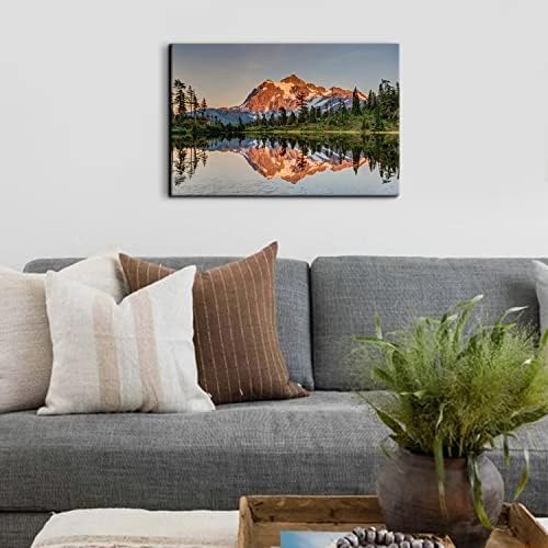 Forest Mountain Landscape Wall Art - Image 6