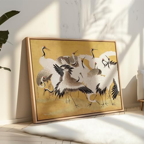 Poster Master Vintage Flock of Cranes Print - Image 4