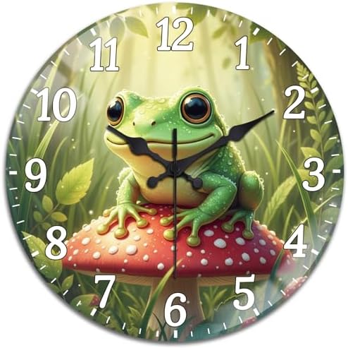 peacoblue Tree Frogs Wall Clocks Battery Operated by PEACOBLUE