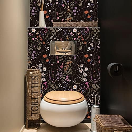Wallpaper Self-Adhesive Blooming Vintage Colourful Flowers Wall Paper - Image 5